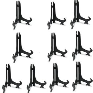 Folding Plastic Easel Stands in Black