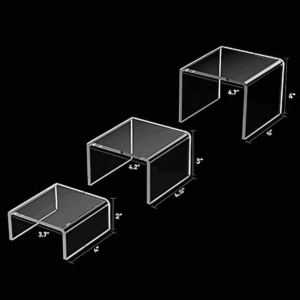 Acrylic Risers, Acrylic Stands & Tunnels